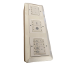Hvit RS-16 ramme og senterplate til 13x