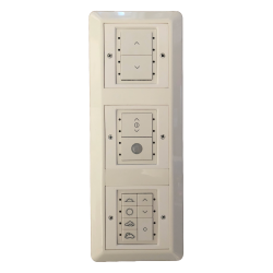 Hvit RS-16 ramme og senterplate til 13x